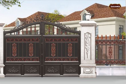 鋁藝別墅大門怎么保養？